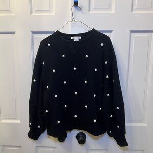 Oscar De La Renta Pearl Sweatshirt